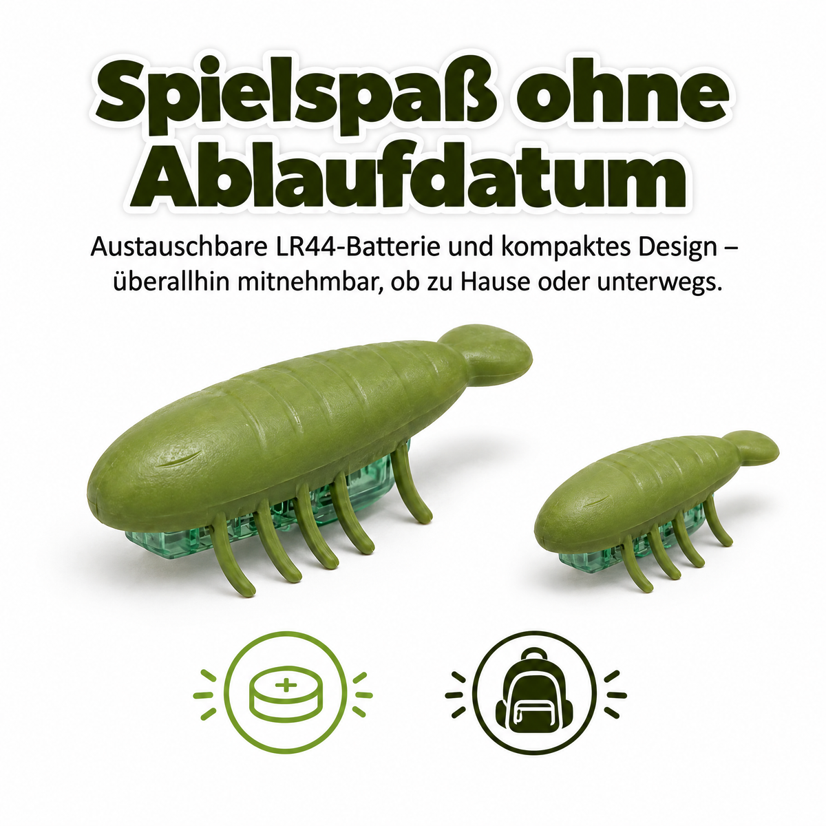 PounceBug – Interaktives Käfer-Spielzeug für Katzen